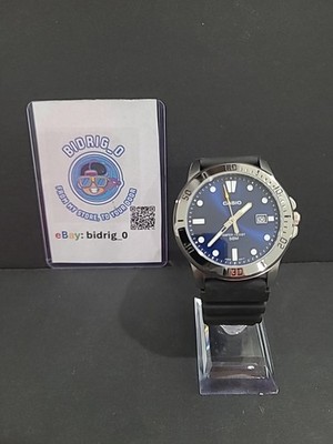 Casio Analog Resin Strap Blue Dial Japan Mov't Quartz MTP-VD01-2E  Men's Watch