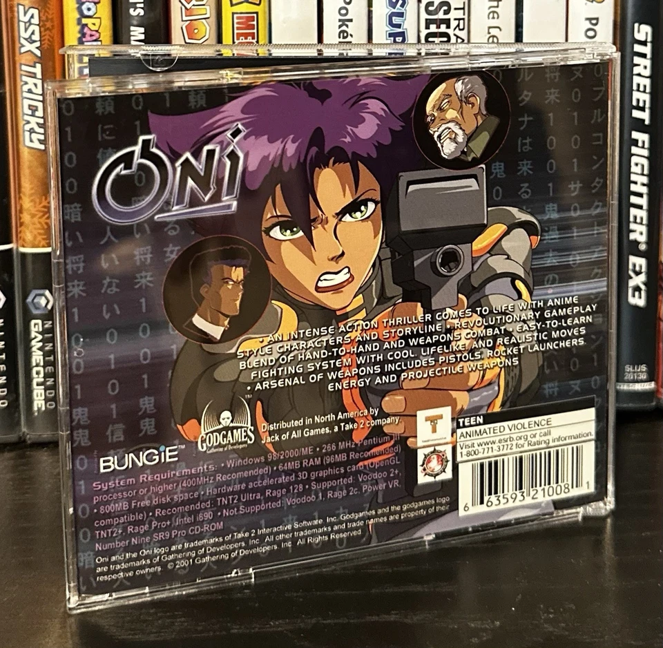 Oni PC Game Bungie COMPLETE WITH MANUAL! Rare Vintage - Image 3 of 4