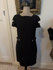 Versace For H & M Black Silk Button Dress 2011 Fall Donatello Versace New w Tags