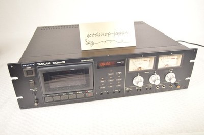 TASCAM プロ業務用高級3ヘッドカセットデッキ 122MK3 EX104 Tascam 122 MKIII MK3 Professional 3-Head Cassette Deck Tested