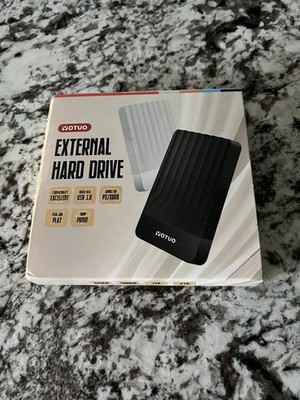 Yotuo Portable External Hard Drive 1TB USB 3.0 PC Mac OS PS4 PS5 Xbox