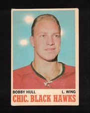 1970-71 BOBBY HULL #15 OPC ** KEY Blackhawks HALL OF FAME Star NHL Hockey Card