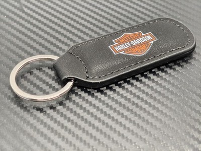 harley davidson Schlüsselanhänger Kunstleder Neu Schwarz
