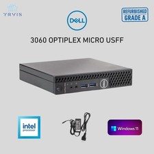 DELL 3060 MINI INTEL RAM 8/16/32 Go SSD 256/512/1000 WIN 11 PRO RECONDITIONNÉ