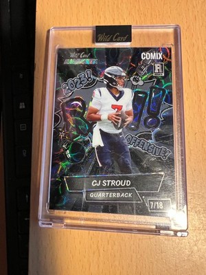 2023 Wild Card Comix Alumination CJ Stroud Jersey Match ROOKIE #7/18