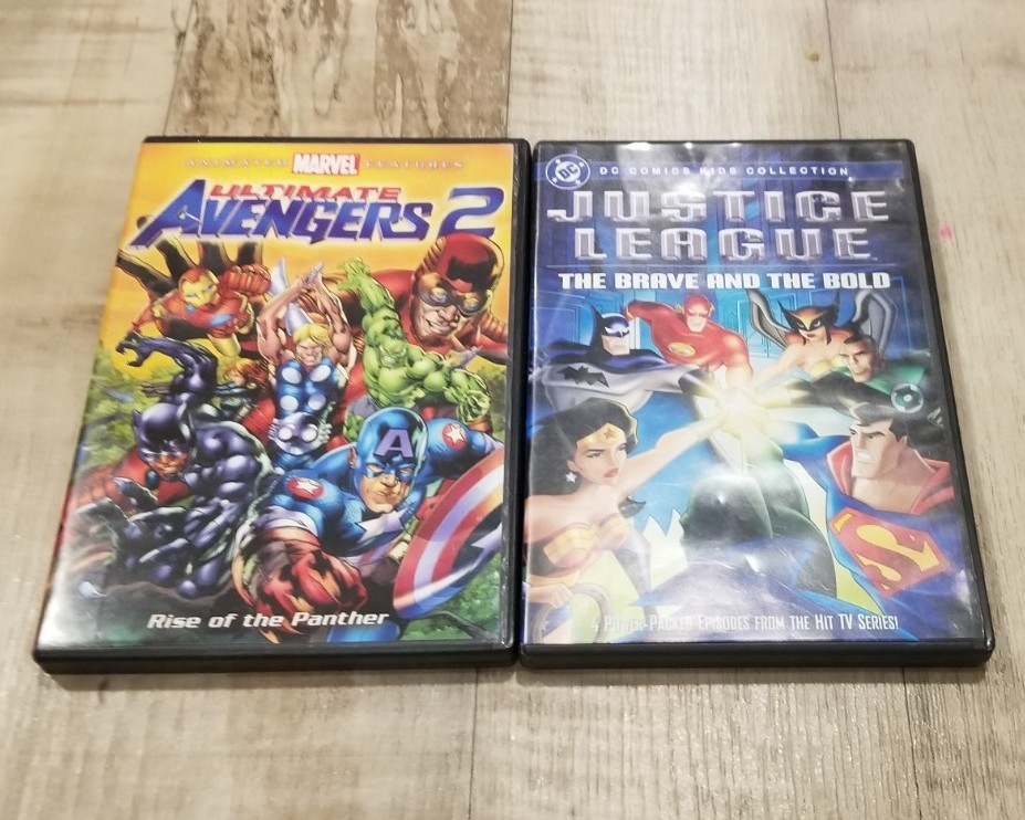 Ultimate Avengers 2: Rise of the Panther MARVEL DVD Justice League The Brave Lot