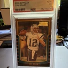 2000 Bowman Tom Brady #236 Rookie PSA EX 5 New England Patriots Football Card