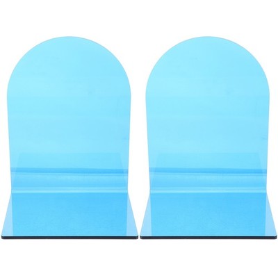  2 Pcs Buch Aufsteller Buchständer Transparent Buchständerhalter Büro -Buchend