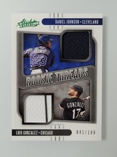 2021 Panini Absolute #RTD-DJ Daniel Johnson Luis Gonzalez /199 Green