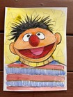 Original Ernie 2 Painting By Alannah Dyer- Acrylic 9x12 in. Sesame Street Kids — photo 2