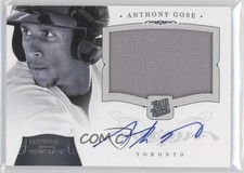 2012 Panini National Treasures 10/99 Anthony Gose #155 Auto 2v9