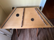Songbird Meadowlark Maple Hammered Dulcimer with Hammers Stand