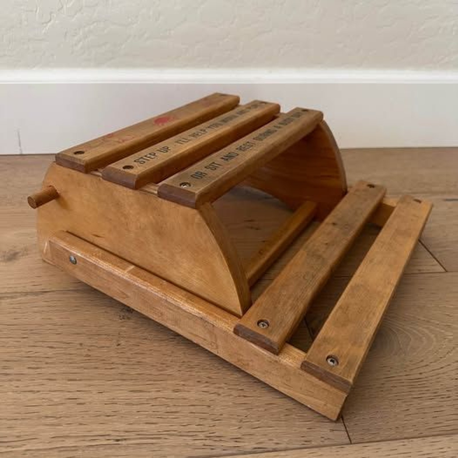 Vintage 1950s Wooden Child’s Step Stool / Chair