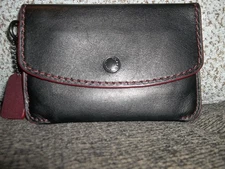 AUTH COACH GLOVETANNED LEATHER ENVELOPE STYLE CARD HOLDER/WALLET