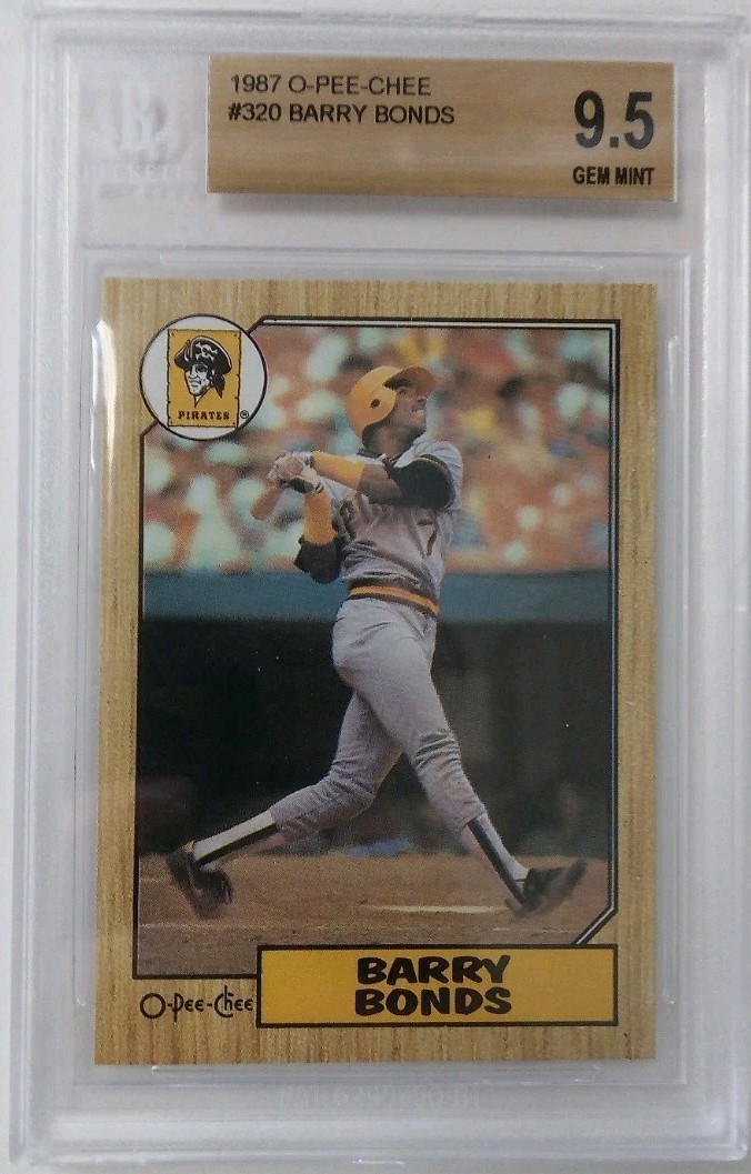 1987 O-Pee-Chee #320 Barry Bonds BGS 9.5 RC Pirates SF Giants ⚾ 🔥 ⚾ 🔥 ⚾ 🔥