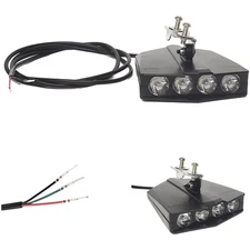 Lightweight Four Eye Headlight for Electric Scooter 36V 48V 60V Voltage Fit