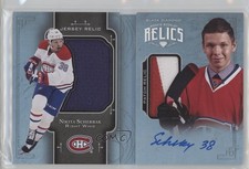 2017-18 Black Diamond Rookie Booklet Relics 32/99 Nikita Scherbak Patch Auto 4f5