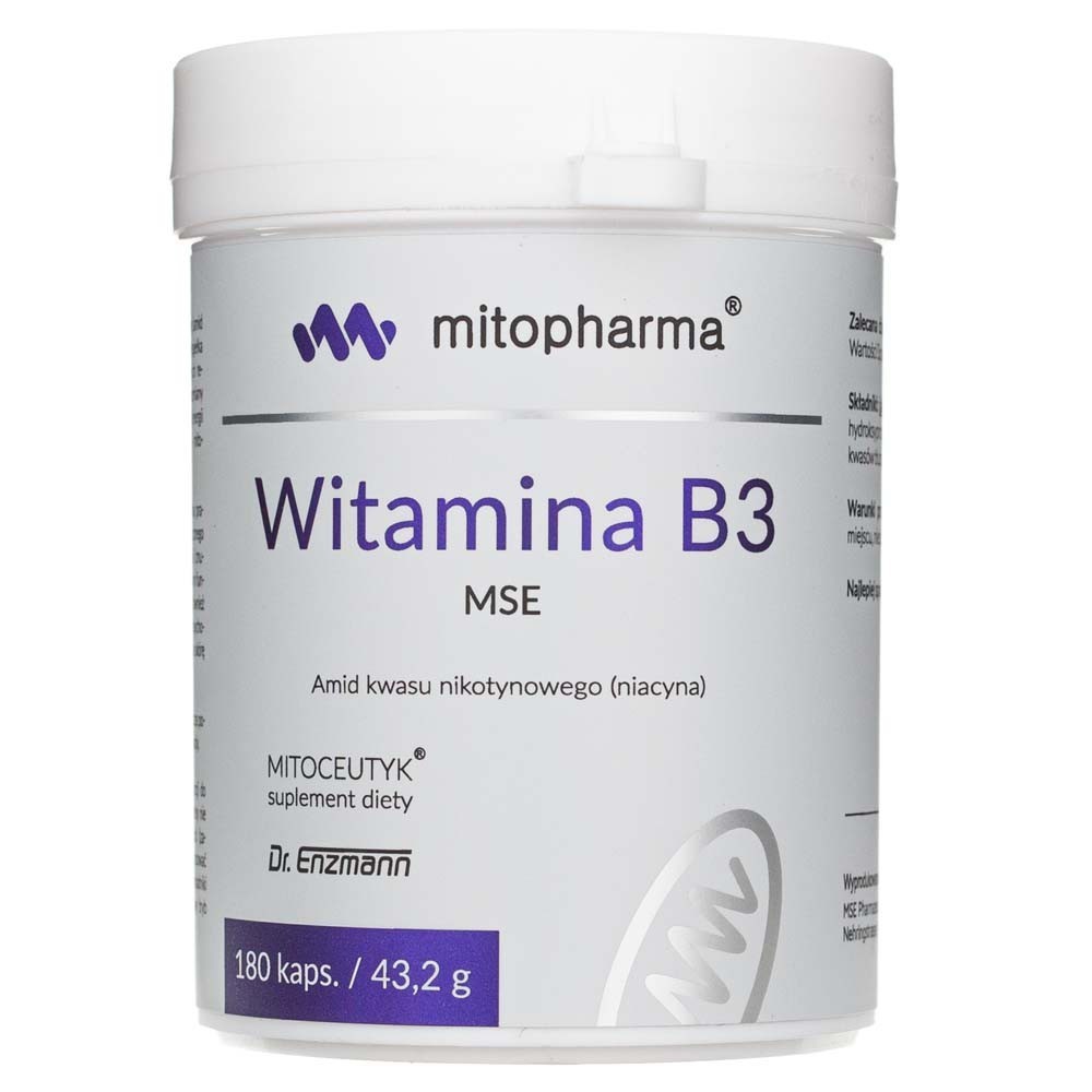 Vitamine B3 MSE métabolisme énergétique | 180 gélules antifatigue