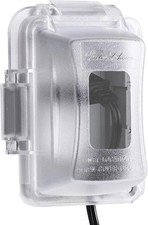 Bates- Weatherproof Electrical Outlet Cover, 1-Gang, Outdoor Plug Cover