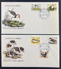 2 x 1978 Australian Birds FDC First Day Covers With Adelaide FDI Postmarks
