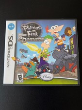 Phineas And Ferb Across The 2nd Dimension (Nintendo DS, 2011) Complete Tested