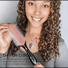 Denman D4 Classic Detangling 9 Row Styling Brush - Black — photo 5