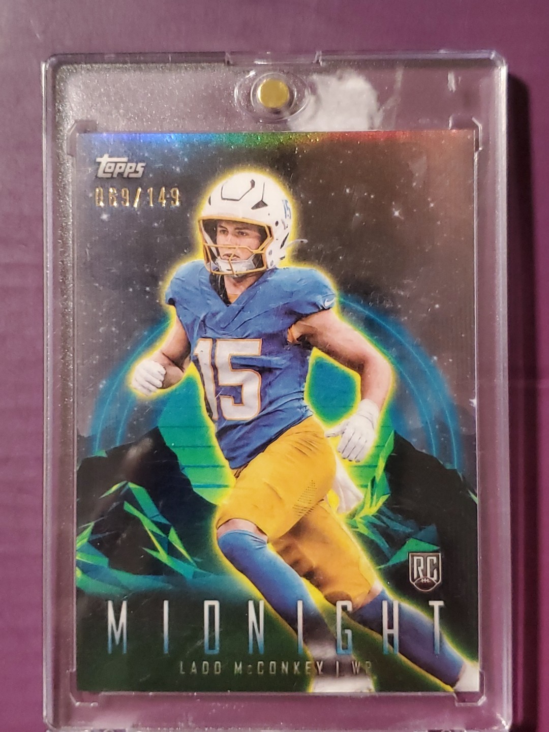 2024 Topps Midnight - Ladd McConkey #52 Morning /149 (RC)