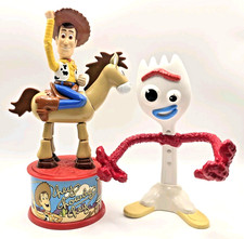 Disney Toy Story 2 De Colección Dispensador de Caramelos Woody Bullseye Tenedor Flexible Coleccionable