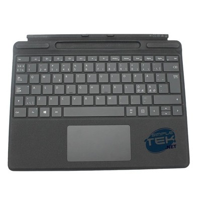 Microsoft Surface Pro Signature X 8 9 Original Tastatur 1864 QWERTY Layout Nord