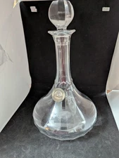 VINTAGE BACCARAT CUTTY SARK - CAPTAINS DECANTER IN WALNUT CABINET