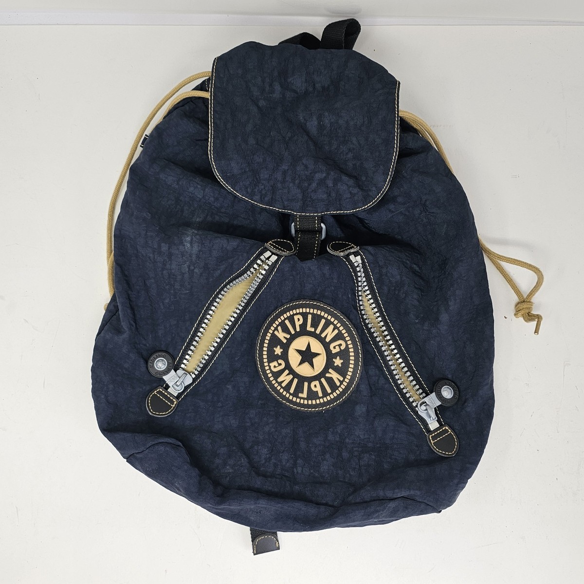 Kipling Fundamental Backpack Rucksack Bag Nylon Drawstring  display picture 1