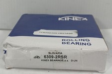 1 NEW KINEX 6309-2RSR 45x100x25 RADIAL DEEP GROOVE BALL BEARING NIB MAKE OFFER 