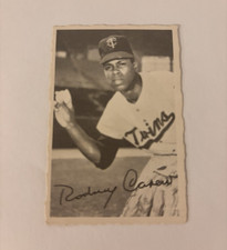Topps 1969 Rod Carew Minnesota Twins Deckle Edge Baseball SMALL CREASE ON BACK