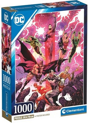 NEW Clementoni Jigsaw Puzzle 1000 Pieces HQC DC Universe DC Comics 2
