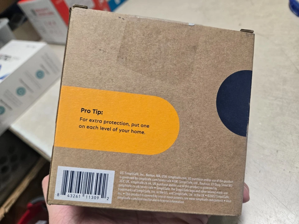 NOB SimpliSafe Carbon Monoxide Detector & Smoke Detector Alarm Latest Gen White - Image 3 of 4