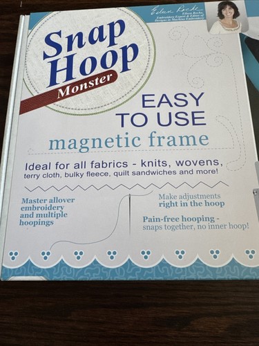 DIME Snap Hoop Monster Magnetic Embroidery Frame, Babylock, Brother, 5x7, LM1 - Picture 2 of 5