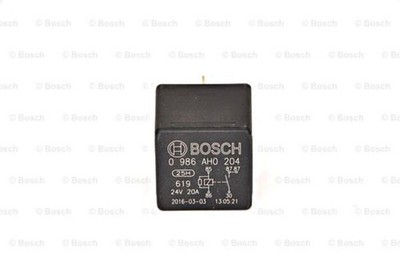 BOSCH Main Current Relay 24V 0986AH0204