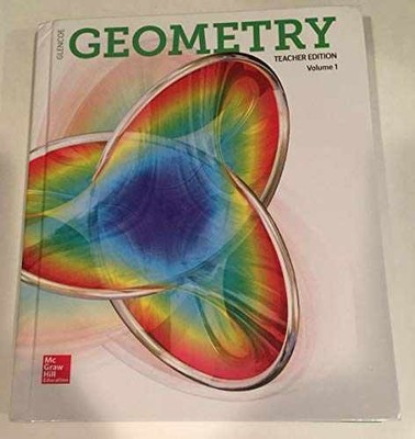 Glencoe Geometry Teacher Edition Vol - Hardcover, by John A. Carter; - Very Good