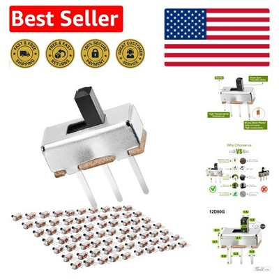70pcs Miniature Toggle Switches - 2 Position SPDT for Arduino & Electronics
