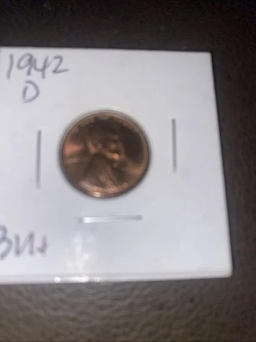 1942 D Lincoln Cent Red BU. $3
