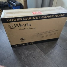 Winflo 30" Stainless Steel Ducted Under Cabinet Range Hood