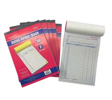 12pk Sales Order Books 2 Part 50 Sets All Purpose Receipt Ivoice Form Book 