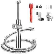 Handheld Bidet Sprayer for Toilet Leak-Proof Stainless Steel Adjustable Flush