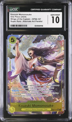 Kouzuki Momonosuke (Alternate Art) graded CGC 10 for sale on eBay