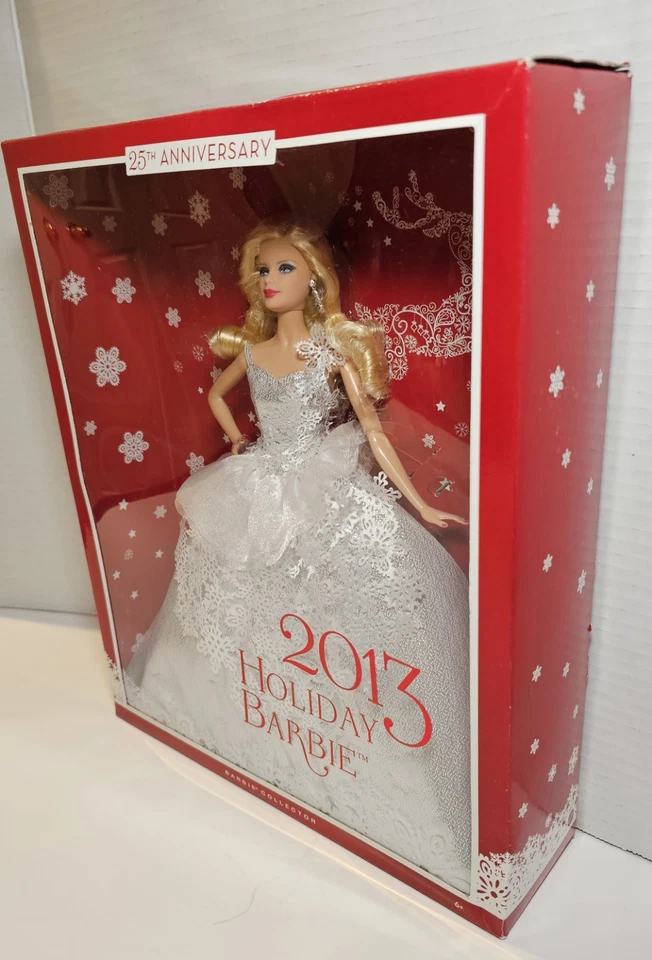 Muñeca Barbie 2013 25 aniversario Mattel X8271 coleccionable nueva en caja Foto 4 de 4