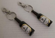 2 Krombacher Pils Schlüssenanhänger mit Öffnerfunktion, Bierflaschenoptik,  Neu
