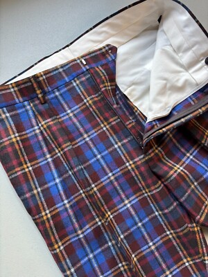 LNWOT Gabrielle Pasini Lardini Wool Pants Size 32 waist bs77