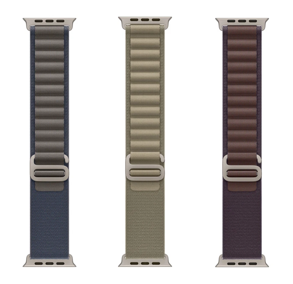 Genuine Apple Watch Ultra Alpine Loop Band 49mm 46mm 45mm - Natural Titanium - Image 4 of 4