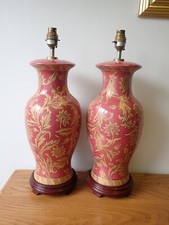 Pair of Oriental style Table Lamps