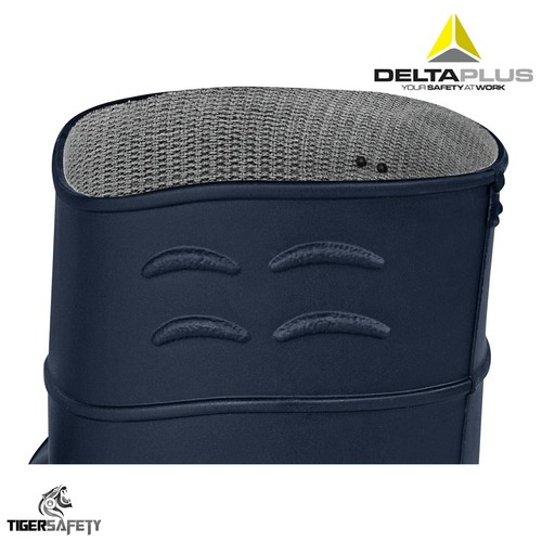 Delta Plus IRON S5 Blu Navy Con Punta IN Acciaio Impermeabili Stivali Wellington - 第 5/5 張圖片